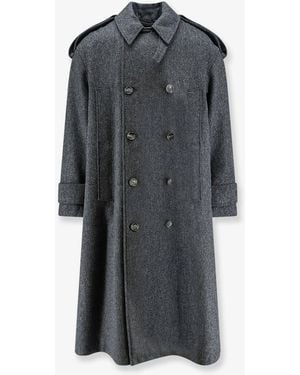 Ami Paris Wool Coat - Grey