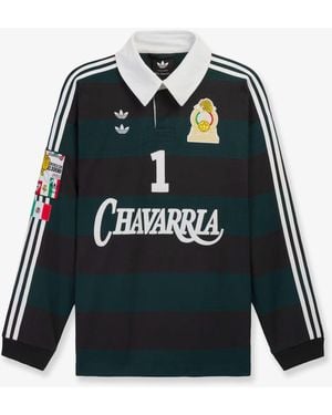 ADIDAS X WILLY CHAVARRIA Rugby Cotton Polo Shirt - Black