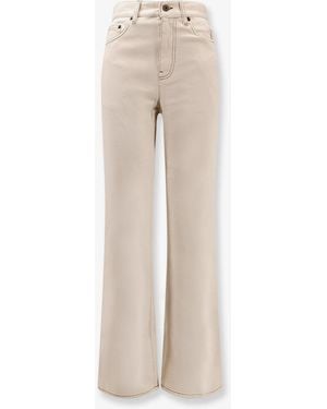 Burberry Denim Pants - Natural