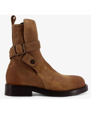 Burberry Suede Boots - Brown