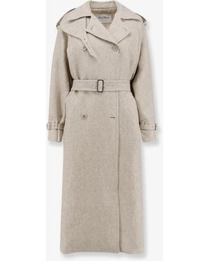 Max Mara Coats Lino - Natural