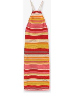 Laneus Cotton Dress - White