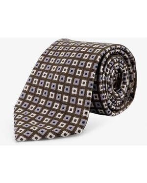 NUGNES 1920 Silk Tie - Grey