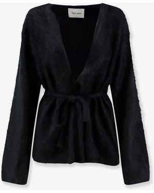 Soft Goat Cashmere Cardigan - Black