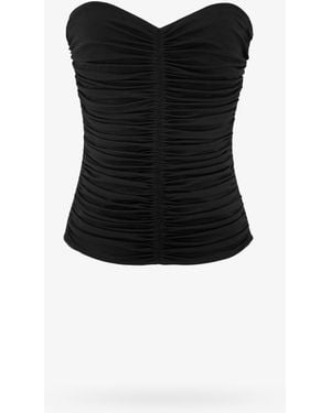 Saint Laurent Viscose Top - Black