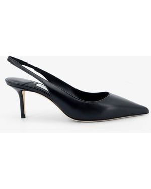 Jimmy Choo Love 65 Leather Slingback Décolleté - White