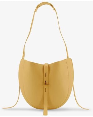MINOBOSSI Lizzie Leather Crossbody Bag - White