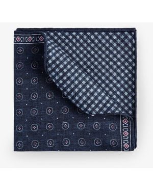 Brunello Cucinelli Silk Pocket - Blue