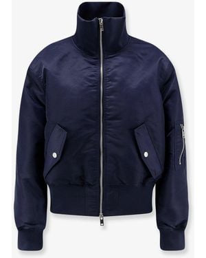 Frankie Shop Nylon Crop Jacket - Blue