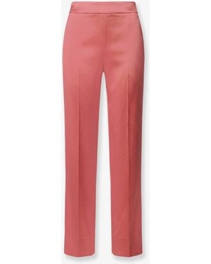 JOSEPH Satin Trousers - Pink