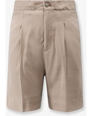 Hevò Torre Lapillo Modal Blend Bermuda Shorts - Natural
