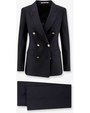 Tagliatore Parigi Bistretch Virgin Wool Suit - Blue