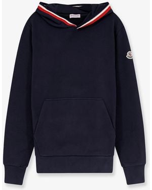Moncler Cotton Sweatshirt - Blue