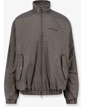 Balenciaga Madras Nylon Jacket - Grey