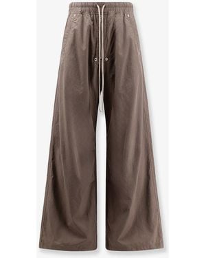 Rick Owens Cotton Trousers - Brown
