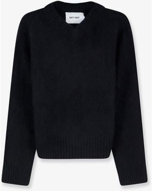 Soft Goat Cashmere Jumper - Blue