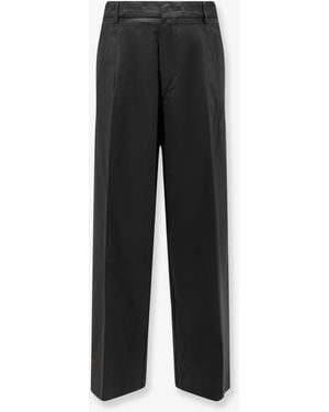 Amaranto Cotton Pants - Black
