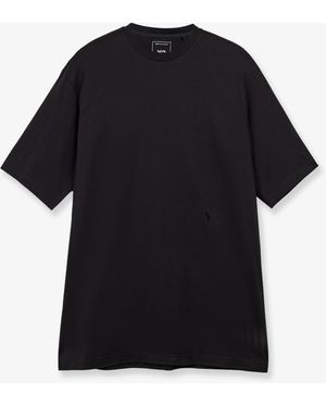 Y-3 Cotton U Boxy Ss Tee T-Shirt - Black