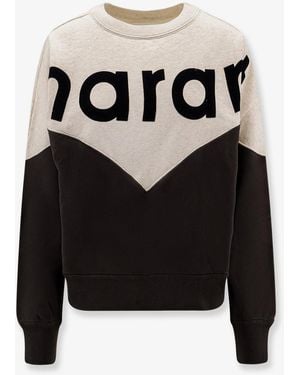 Isabel Marant Houston Bicolour Sweatshirt - Black