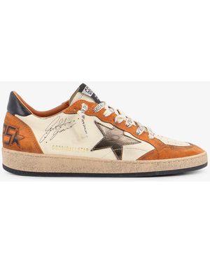 Golden Goose Ballstar Trainers - Brown