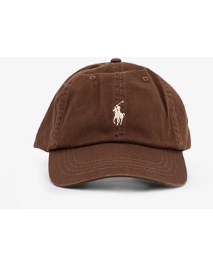 Polo Ralph Lauren Baseball Cotton Hat - Brown