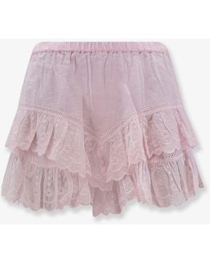Isabel Marant Jocadia Organic Cotton Shorts - Pink
