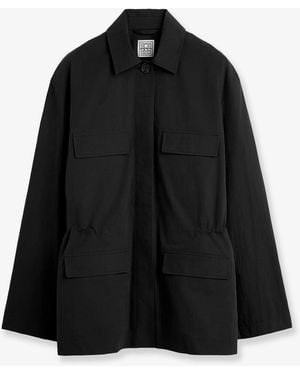 TOTEME Cotton Utility Jacket - Black