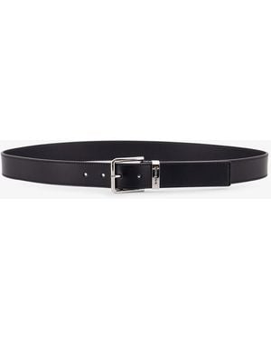Givenchy Leather Belt - White