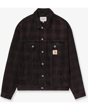 Carhartt Everson Denim Jacket With Front Logo - Black