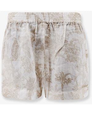 MC2 Saint Barth Shorts Maeve Ramie - White