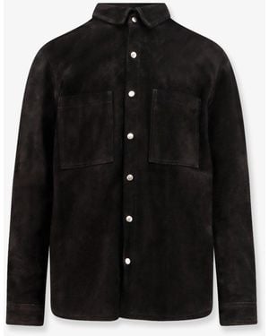 Rick Owens Suede Jacket - Black