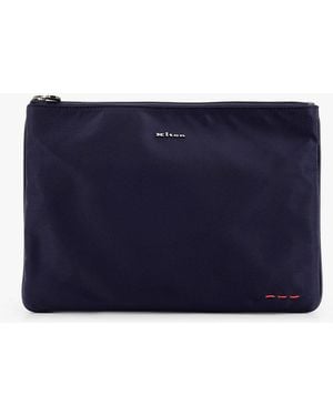 Kiton Clutch - Blu