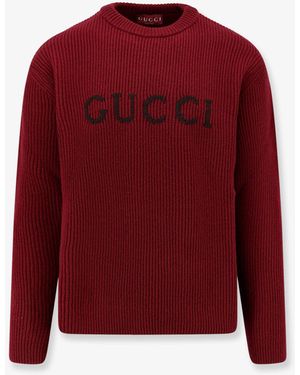 Gucci Wool And Cashmere Jumper - Red