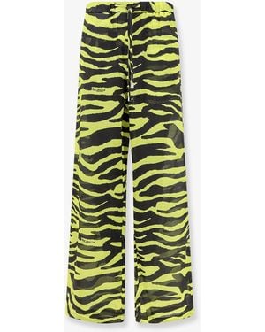 The Attico Beachwear Cotton Trousers - Green