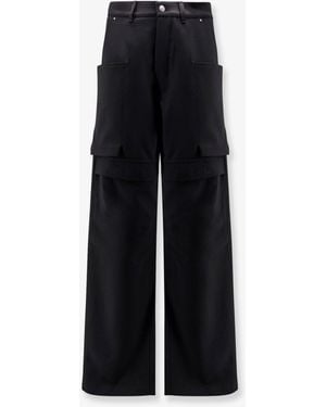 Rick Owens Stefan Cargo Virgin Wool Pants - Black