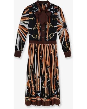 Gucci Chemisier Silk Dress - White