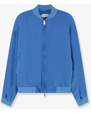 Versace Jackets Seta - Blue