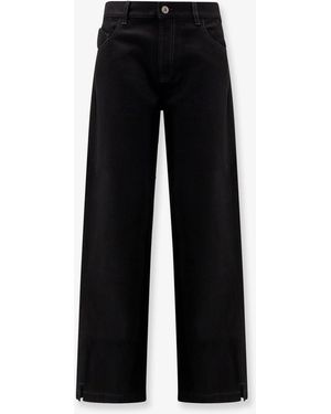 The Attico Denim Trousers - Black