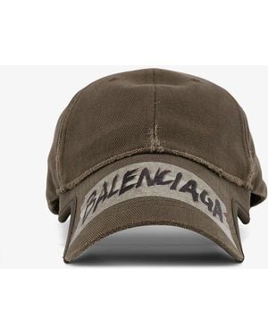 Balenciaga Cotton Hat - Green