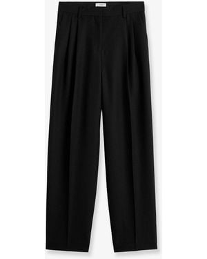 TOTEME Wool Blend Tailored Pants - Black