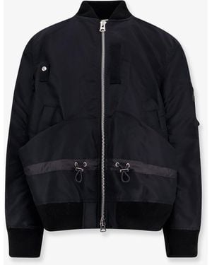 Sacai Nylon Bomber Jacket - Blue
