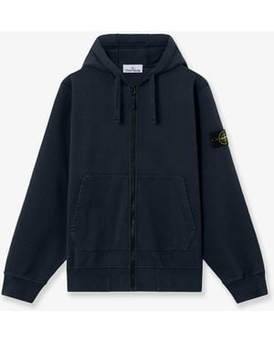 Stone Island Organic Cotton Sweatshirt - Blue