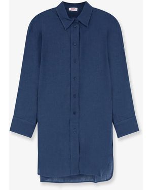 Eres Mignonette Linen Shirt - Blue