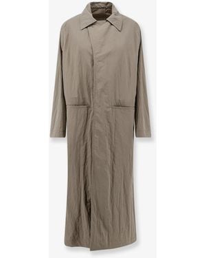 Gucci Faded Nylon Trench Coat - Natural