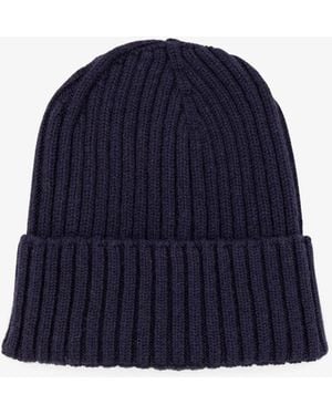 NUGNES 1920 Cashmere Beanie Hat - Blue