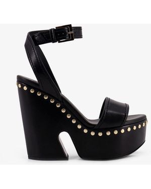 Givenchy Leather Sandals With Studs - Black