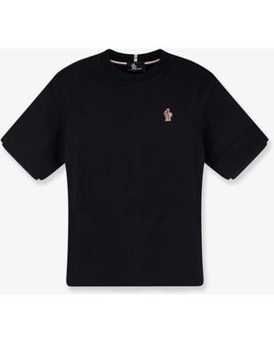 Moncler Cotton T-Shirt - Black