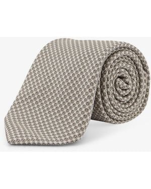 NUGNES 1920 Silk Tie - Grey