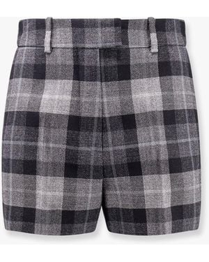 Dior Shorts Tartan - Grigio