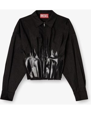 DIESEL G-Anbu Virgin Wool Blend Jacket - Black